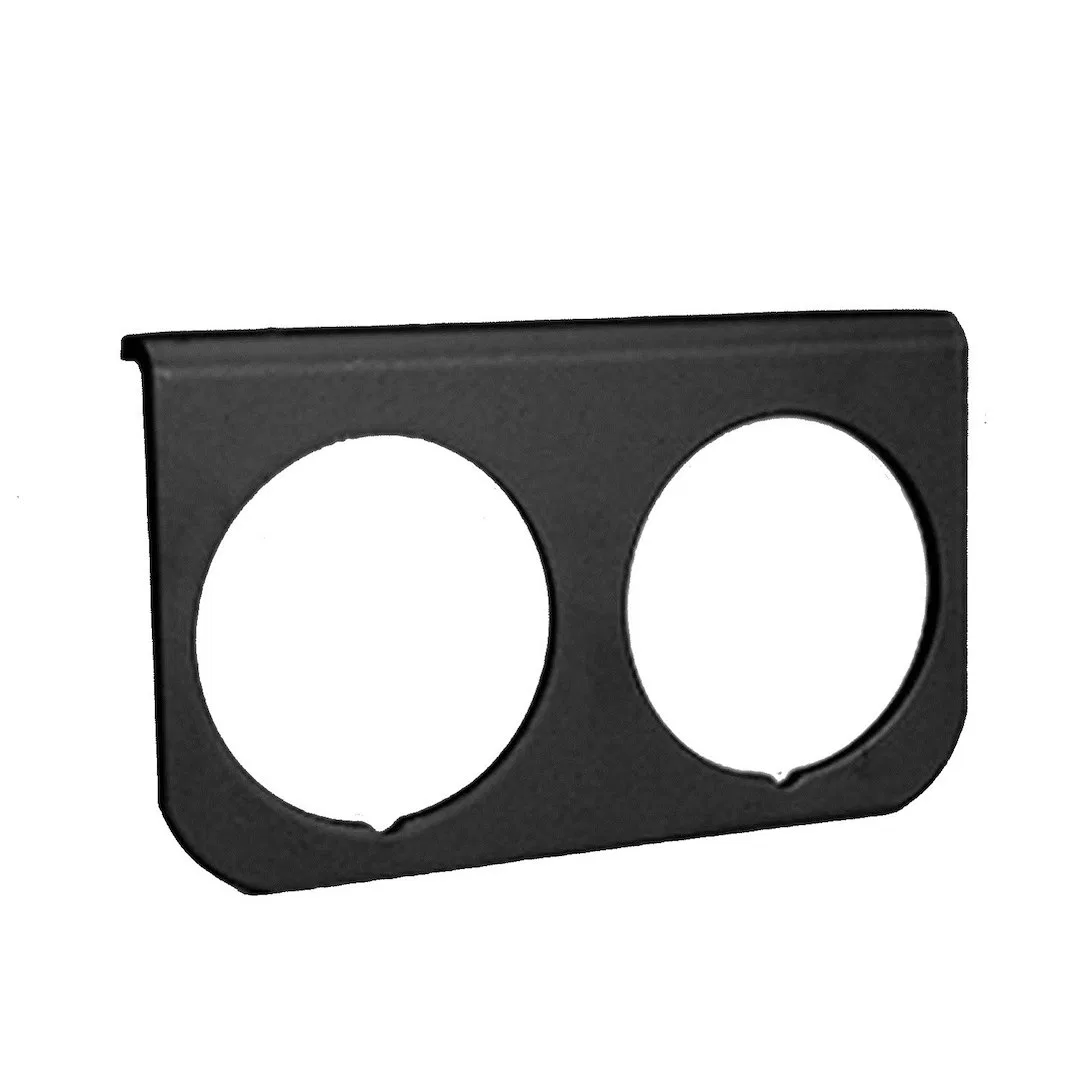 2237 – AUTO METER Gauge Panel, Holds 2 Gauges 2-1/16 Inch Aluminum Black